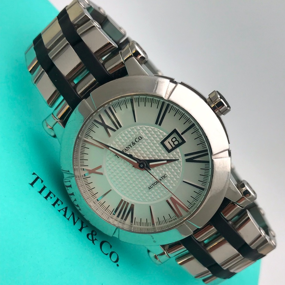TIFFANY&Co Atlas Gents Z1000.70.12A2100A Watch 7.75”